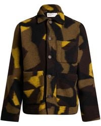 Universal Works - Military Jacket Wool, Recycled Polyester, Polyester, Acrylic - Lyst