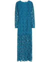 Maje Long Dress - Blue