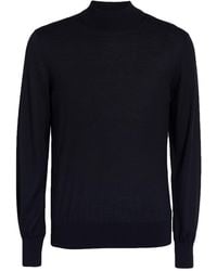 Agnona - Midnight Turtleneck Cashmere, Wool, Silk - Lyst