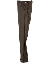 Rick Owens - Lead Maxi Skirt Cotton - Lyst