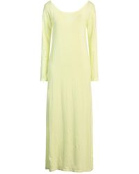 Base London - Midi Dress Linen, Elastane - Lyst