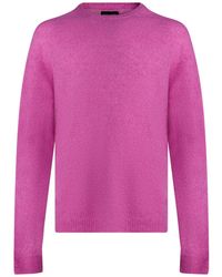 Roberto Collina - Sweater Cashmere, Silk, Polyester - Lyst