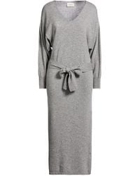 ViCOLO - Midi Dress Viscose, Polyamide, Wool, Cashmere - Lyst