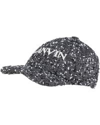 Lanvin - Hat Virgin Wool, Polyester, Cotton, Polyamide - Lyst