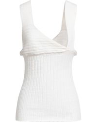 Malo - Top Linen, Polyamide, Polyurethane - Lyst