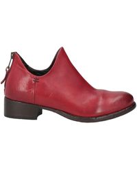 Elena Iachi - Burgundy Ankle Boots Leather - Lyst