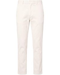 Dondup - Cream Pants Cotton, Elastane - Lyst