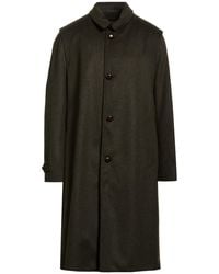 Maximilian - Dark Coat Virgin Wool, Alpaca Wool - Lyst