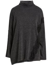 MEIMEIJ - Charcoal Turtleneck Polyester, Viscose, Elastane - Lyst