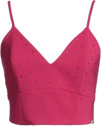 Relish - Collection Fuchsia Top Polyester, Elastane - Lyst