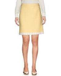 Boutique Moschino Knielanger Rock - Gelb