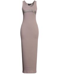 Blumarine - Light Maxi Dress Cotton, Elastane - Lyst