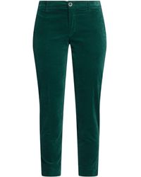 120% Lino - Pants Cotton, Elastane - Lyst