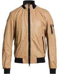 Peuterey - Sand Jacket Leather, Polyamide, Polyester - Lyst