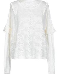 Patrizia Pepe Pullover - Blanco