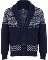 Drumohr - Midnight Cardigan Cashmere - Lyst