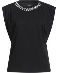 Pinko - T-Shirt Cotton, Elastane, Glass, Steel - Lyst