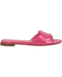 Santoni - Fuchsia Sandals Leather - Lyst