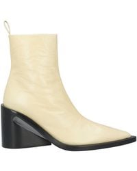 Jil Sander - Ankle Boots Soft Leather, Textile Fibers - Lyst