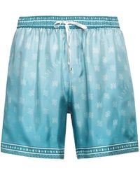 Amiri - Light Shorts & Bermuda Shorts Silk - Lyst