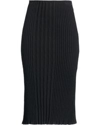 Tod's - Midi Skirt Virgin Wool, Polyester - Lyst