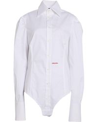 DSquared² - Bodysuit Cotton, Elastane - Lyst
