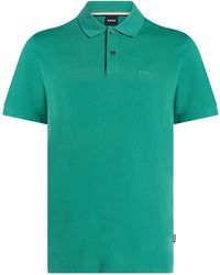 BOSS - Polo Shirt Cotton - Lyst