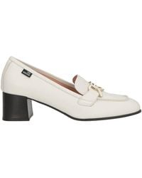 Love Moschino - Ivory Loafers Leather - Lyst