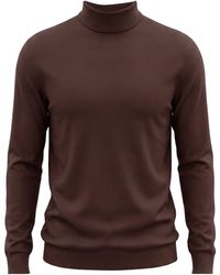 SELECTED - Dark Turtleneck Wool - Lyst