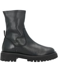 Minelli - Ankle Boots Leather, Textile Fibers - Lyst