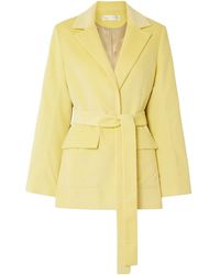 Victoria, Victoria Beckham Suit Jacket - Yellow