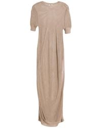 Herno - Maxi Dress Viscose, Metallic Fiber - Lyst