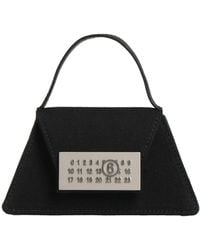 MM6 by Maison Margiela - Handbag Cotton, Cow Leather, Zinc, Aluminum, Copper - Lyst