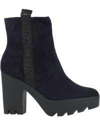 Calvin Klein Botines de caña alta - Azul