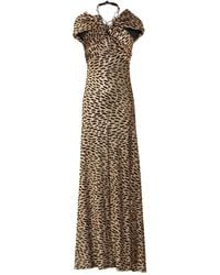 Rabanne - Maxi Dress Viscose, Polyamide, Polyester, Elastane - Lyst