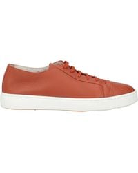 Santoni - Sneakers Leather - Lyst