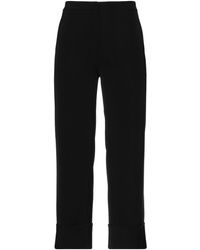 Boutique Moschino Cropped-Hose mit hohem Bund Damen Bekleidung Hosen und Chinos Capri Hosen und cropped Hosen 