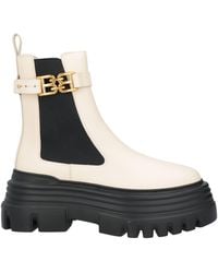 Bally - Cream Ankle Boots Leather - Lyst
