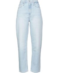 Pantaloni jeansCalvin Klein in Denim di colore Nero Donna Abbigliamento da Jeans da Jeans a zampa delefante 
