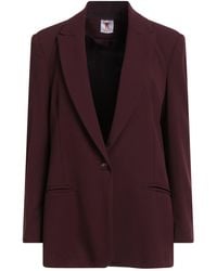 Kontatto - Burgundy Blazer Polyester, Viscose, Elastane - Lyst