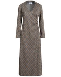 Niu - Midi Dress Viscose, Polyamide, Metal, Elastane, Modal - Lyst