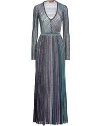 Missoni - Maxi Dress Viscose, Metallic Fiber, Polyamide, Polyester - Lyst