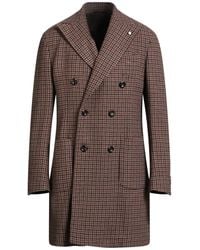 Luigi Bianchi - Coat Virgin Wool, Cashmere, Elastane - Lyst