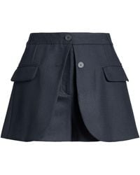 Semicouture - Midnight Shorts & Bermuda Shorts Virgin Wool, Elastane - Lyst