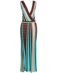 Akep - Maxi Dress Viscose, Polyester - Lyst