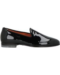 Santoni - Midnight Loafers Leather - Lyst
