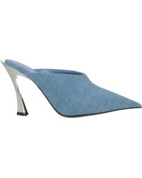 Mugler - Mules & Clogs Textile Fibers - Lyst