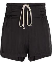 Rick Owens - Shorts & Bermuda Shorts Acetate, Viscose - Lyst