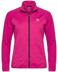 Odlo - Fuchsia Jacket Polyester, Elastane - Lyst