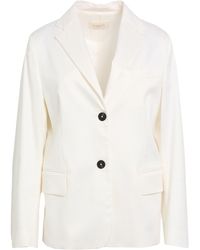 Montedoro - Ivory Blazer Viscose, Virgin Wool, Elastane - Lyst